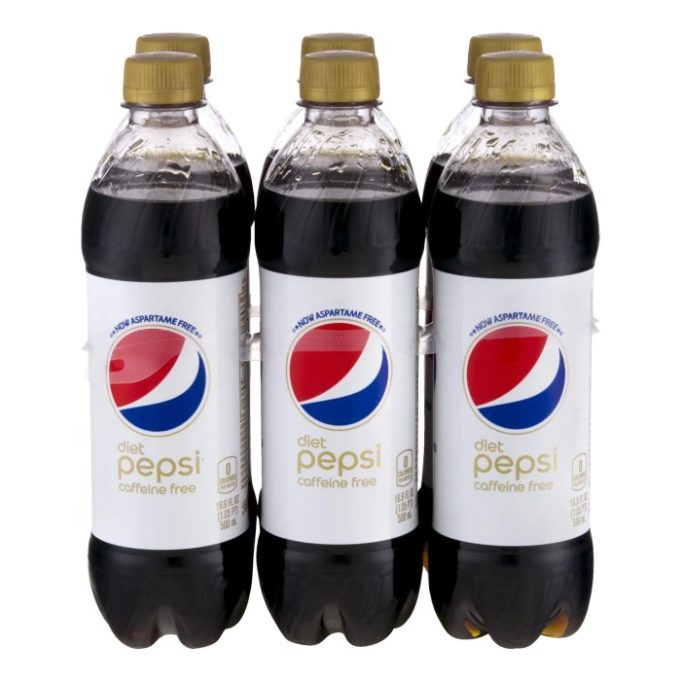 Pepsi caffeine bottles oz sweetened 9oz fl count coke cola Difference between diet and zero sugar soda