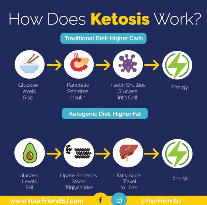 Ketosis keto diet dummies works explained does infographic work ketogenic fat process levels state when insulin low carbs which get How does keto diet work